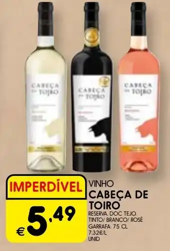 Meu Super Vinho cabeça de toiro promoção