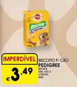 Meu Super Biscoito p/ cão pedigree biscrok promoção