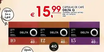 Meu Super Cápsulas de café delta q promoção