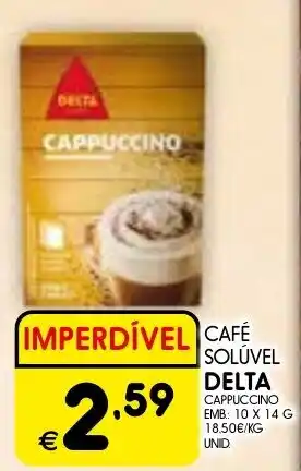 Meu Super Cappuccino café solúvel delta promoção