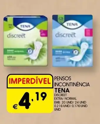 Meu Super Pensos incontinencia tena promoção