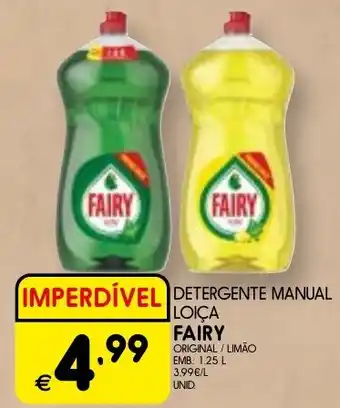 Meu Super Detergente manual loiça fairy original/limão promoção