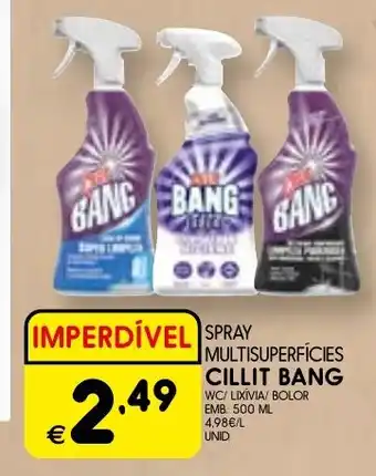 Meu Super Spray multisuperfícies cillit bang wc/lixivia/ bolor promoção