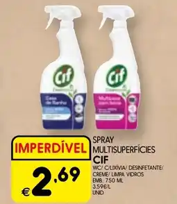 Meu Super Spray multisuperfícies Cif promoção