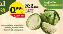 Pingo Doce Couve lombarda a granel promoção