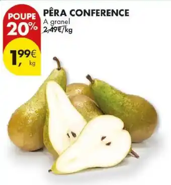 Pingo Doce Pêra conference a granel promoção