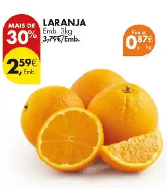 Pingo Doce Laranja promoção