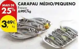 Pingo Doce Carapau médio/pequeno fresco promoção