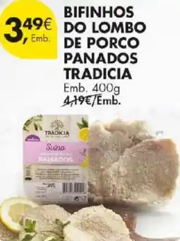 Pingo Doce Bifinhos de porco panados tradicia promoção