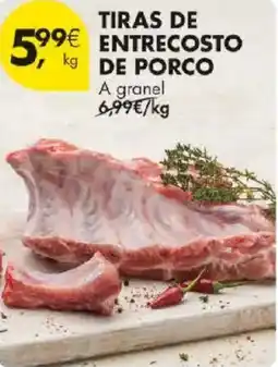 Pingo Doce Tiras de entrecosta de porco promoção