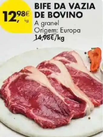 Pingo Doce Bife da vazia de bovino promoção