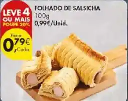 Pingo Doce Folhado de salsicha promoção