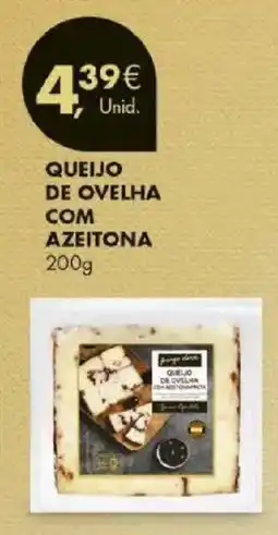 Pingo Doce Queijo de ovelha com azeitona promoção