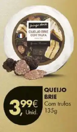 Pingo Doce Queijo brie com trufas promoção