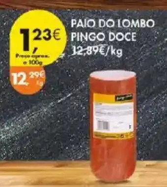 Pingo Doce Paio do lombo pingo doce promoção