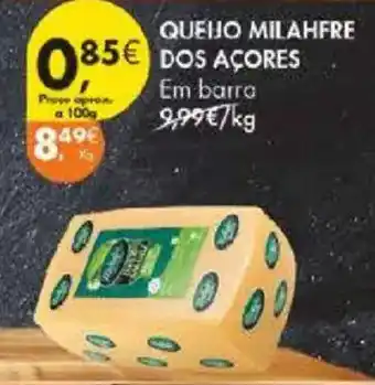 Pingo Doce Queijo milahfre dos açores promoção