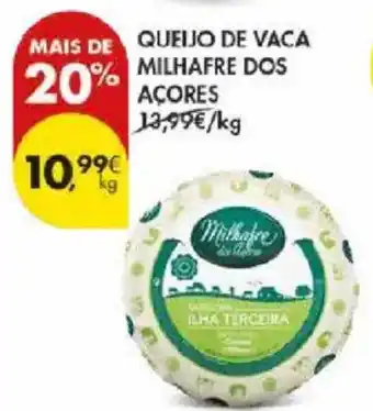 Pingo Doce Queijo de vaca milhafre dos acores promoção