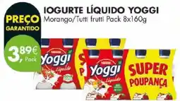 Pingo Doce Iogurte líquido yoggi promoção