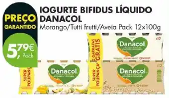 Pingo Doce Iogurte bifidus líquido danacol promoção