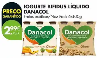 Pingo Doce Iogurte bifidus líquido danacol promoção