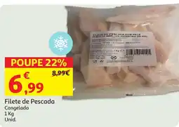 Auchan Filete de Pescada Congelado promoção