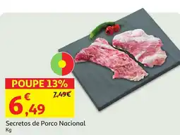 Auchan Secretos de Porco Nacional promoção