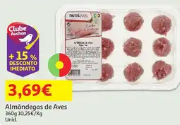 Auchan Almôndegas de Aves promoção