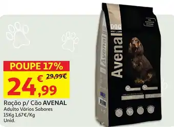 Auchan Ração p/ Cão AVENAL promoção