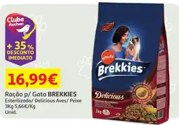 Auchan Ração p/ Gato BREKKIES promoção