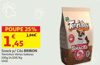 Auchan Snack p/ Cão BRIBON promoção