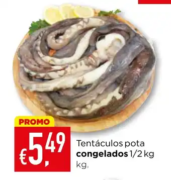 Bolama Tentáculos pota congelados 1/2 kg promoção