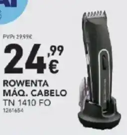 Radio Popular Rowenta máq. cabelo TN 1410 FO promoção