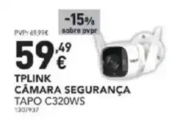 Radio Popular Tplink câmara segurança TAPO C320WS promoção