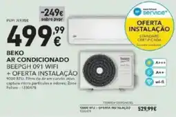 Radio Popular Beko ar condicionado beepgh 091 wifi + oferta instalação promoção