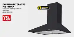 Brico Depôt Exaustor decorativo preto promoção