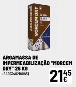 Brico Depôt Argamassa de impermeabilização "morcem dry" promoção
