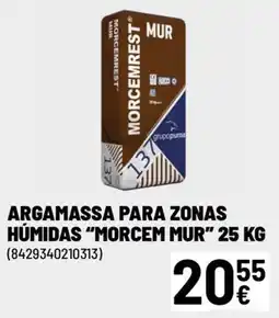 Brico Depôt Argamassa para zonas húmidas "morcem mur" promoção