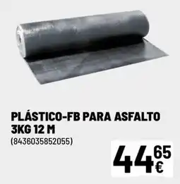 Brico Depôt Plástico-fb para asfalto 12m promoção