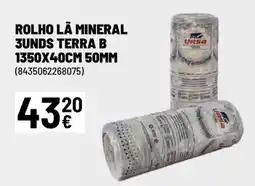 Brico Depôt Rolho lã mineral 3unds terra b promoção
