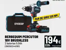 Brico Depôt Berbequim percutor 18v brushless promoção