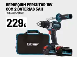 Brico Depôt Berbequim percutor 18v com 2 baterias 5ah promoção