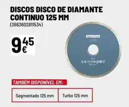 Brico Depôt Discos disco de diamante continuo promoção