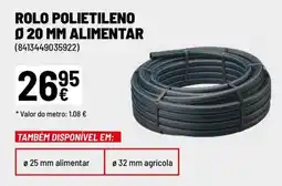 Brico Depôt Rolo polietileno ø 20 mm alimentar promoção