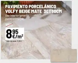 Brico Depôt Pavimento porcelánico volfy beige mate promoção