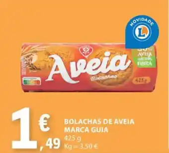 E.Leclerc BOLACHAS DE AVEIA MARCA GUIA promoção
