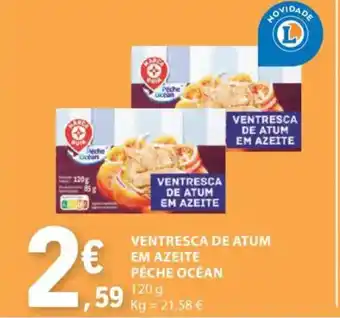 E.Leclerc Ventresca de atum em azeite pêche océan promoção