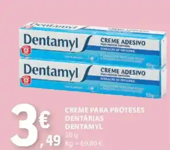 E.Leclerc Creme para próteses dentárias dentamyl promoção