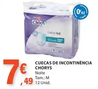 E.Leclerc Cuecas de incontinência chorys promoção