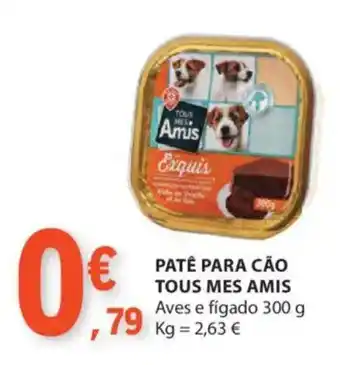 E.Leclerc Patê para cão tous mes amis promoção