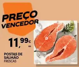 Continente Postas de salmao frescas promoção